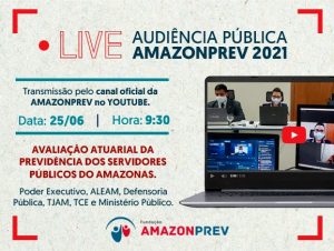 Imagem da notícia - Amazonprev apresenta resultado do cálculo atuarial em audiência pública virtual, nesta sexta (25/06)