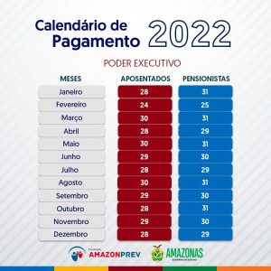 Imagem da notícia - Calendário de Pagamento 2022 – Poder Executivo