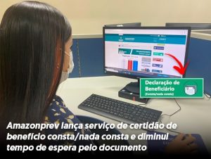 Imagem da notícia - Amazonprev lança serviço de certidão de benefício consta/nada consta e diminui tempo de espera pelo documento