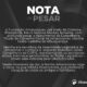 NOTA DE PESAR