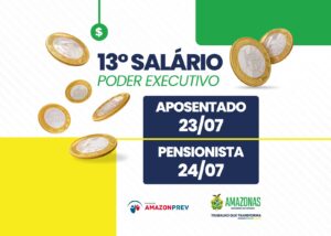 Imagem da notícia - Antecipação de parcela do décimo terceiro de aposentados e pensionistas vai injetar mais de 75 milhões de reais na economia do Estado, informa Amazonprev