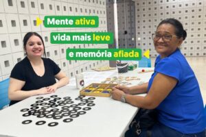 Imagem da notícia - Idade Ativa realiza ação de estímulo à memória e interação social a segurados